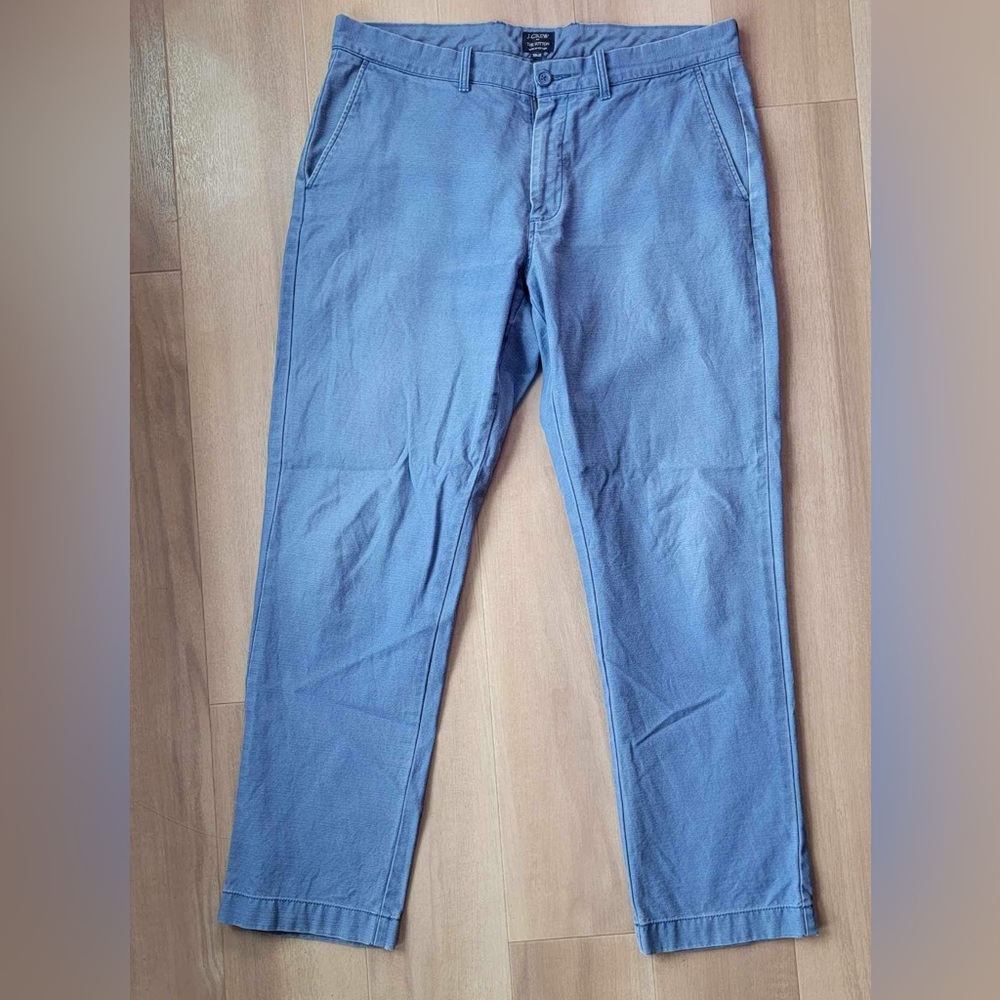 J Crew The Sutton Men’s Chino Pants Blue Size 34x30